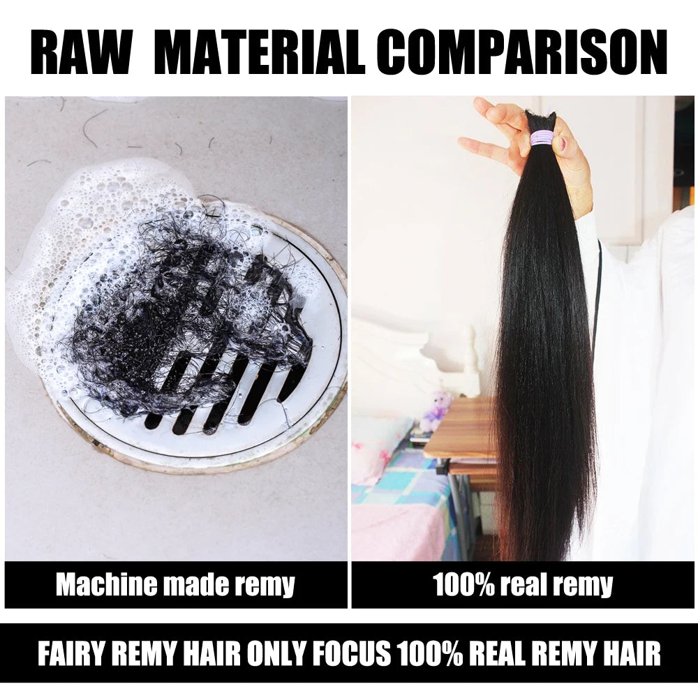 Fairy Remy Hair 20-22" Remy Keratin Flat Tip Human Hair Extensions Straight Capsules Natural Pre Bonded Hair 0.8g/Strand