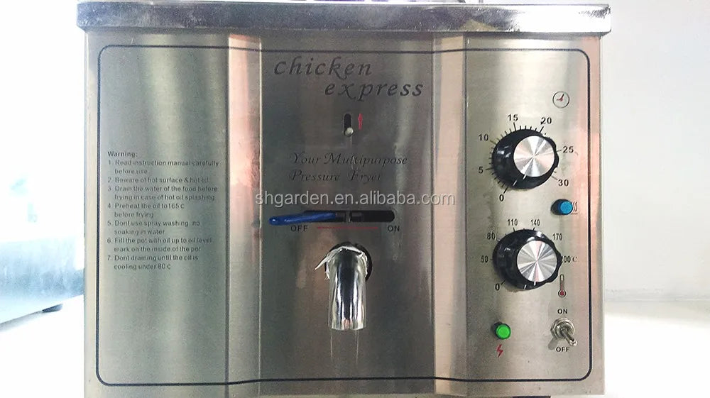 MDXZ-16 Electric Table Top Chicken Pressure Fryer From China Factory with 5 Years Warranty