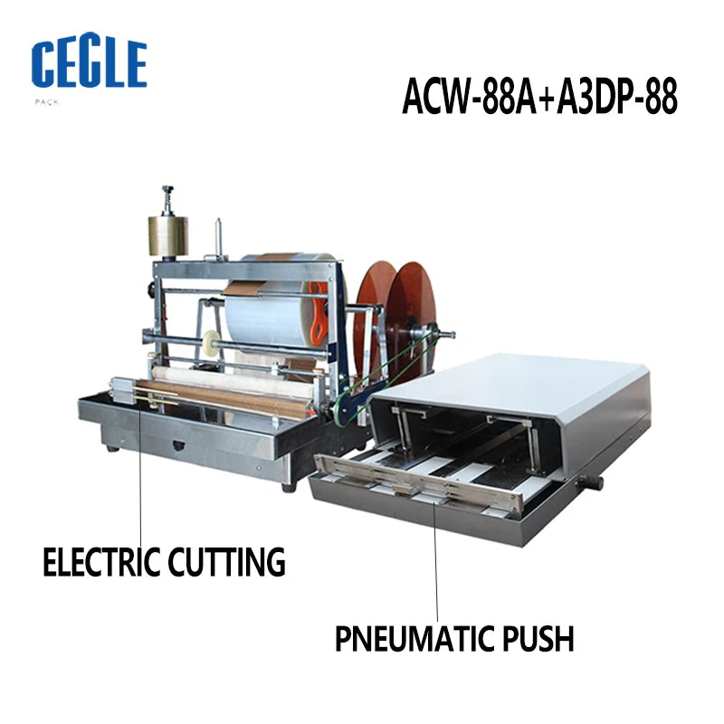 ACW-88+A3DP-88/3DP-88 Cellophane Wrapping Machine for Perfume Box