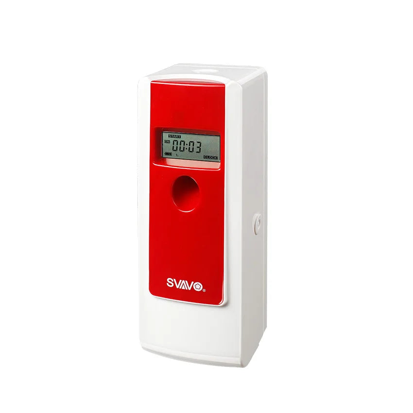 SVAVO Automatic Aerosol Dispenser Air Freshener for Home Room Toilet Wall Mounted LCD Fragrance Perfume Sprayer Machine VX485D