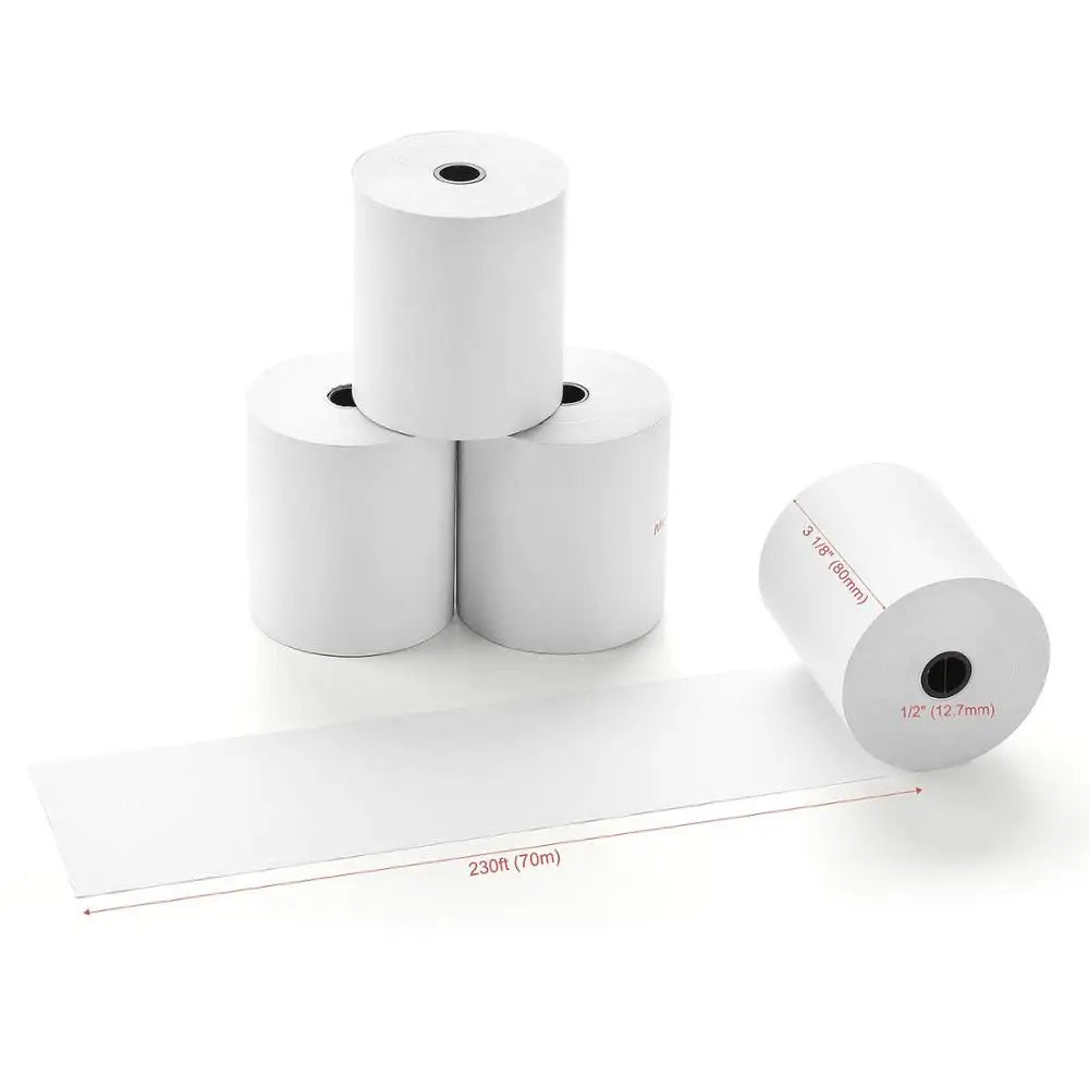 NETUM Thermal Paper Rolls Cash Register Receipt Paper 58mm/80mm (10 Rolls per Case)