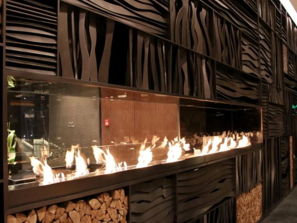 36 Inch Chimenea Remote Control Bio Ethanol Fire Place Fireplace Bioethanol Electric Modern Fireplaces