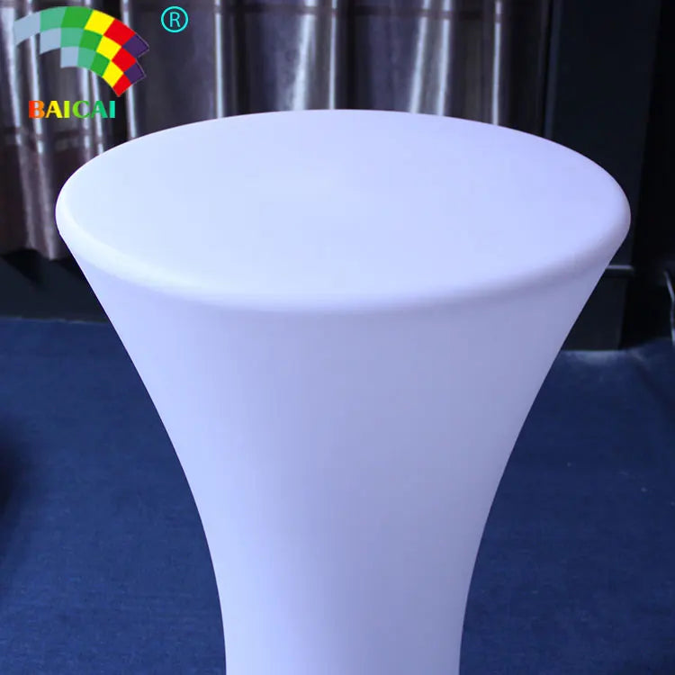 New Arrival Illuminated Round Glass Bar Table Led Light Bar Furniture Lighting