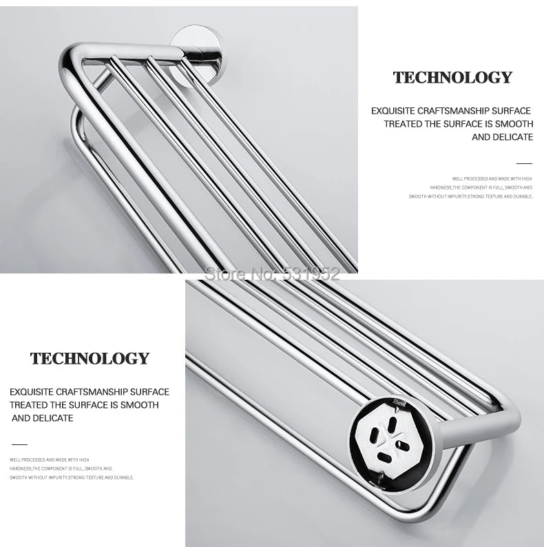 Bathroom Accessories Towel Rack Shelf Paper Holder Stainless Steel Toilet Brush Holder Hand Towel Ring Robe Hook Hanger Chrome