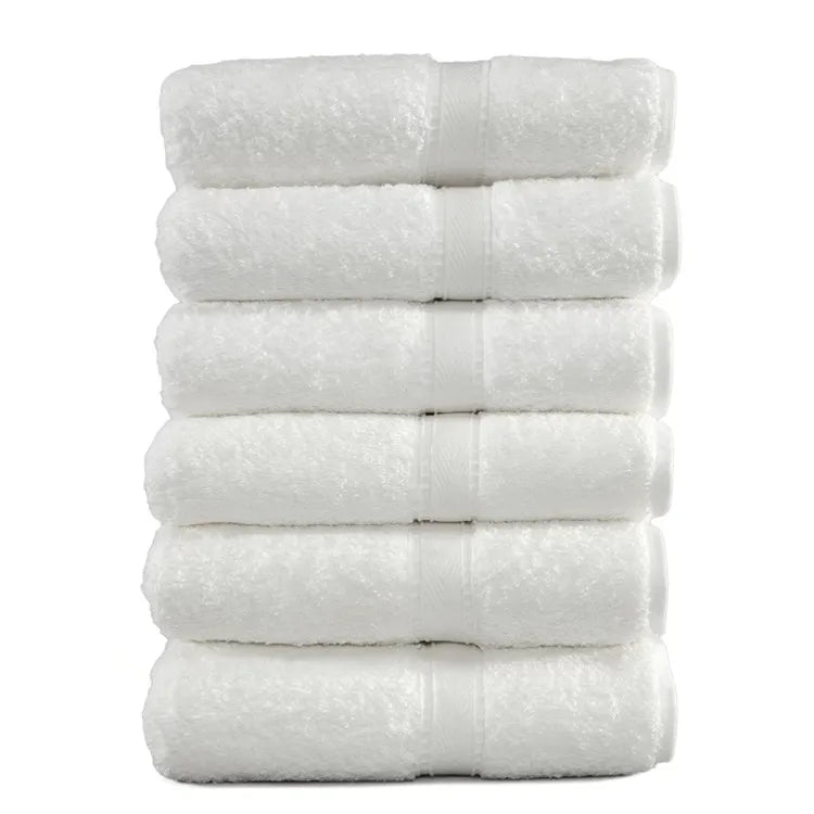 High Quality Jacquard Terry Cloth 100% Cotton Hotel Supplies Disposable Soft Hand & Face Spa Towel Compressed for Easy Disposal