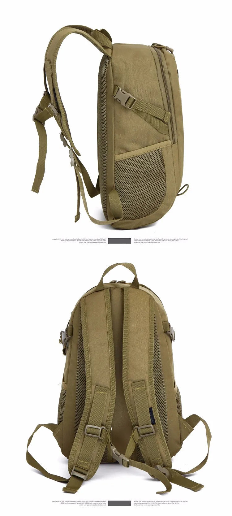 Cool Camping Gear Tactical Backpack, Trekking Bags, Camouflage Rucksack, Molle Bag, Camping Travel Backpacks, 15L