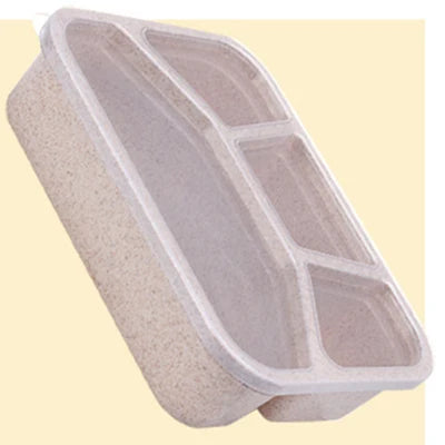 Portable Mini Bento 4 Grids Lunch Box Microwave Thermal Containers For Adults Travel Children Picnic Food Container and Storage