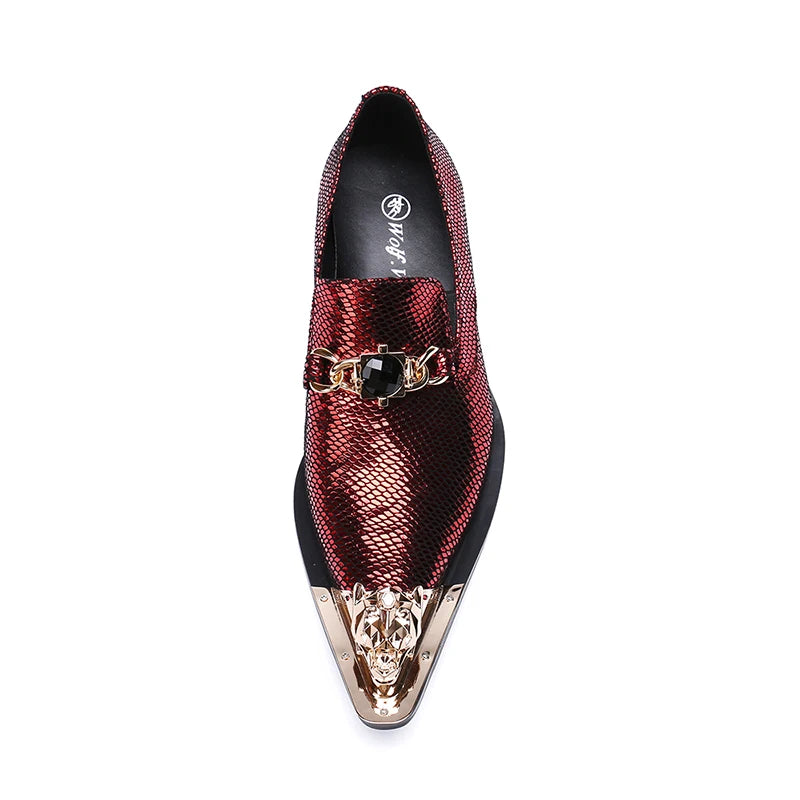 NA158 New Men Dress Shoes Fashion Style Man Genuine Leather Wedding Shoes Social Sapato Male Oxfords Flats Shoes Sapatos