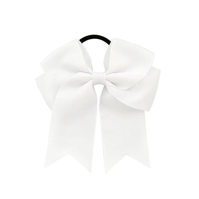 Grosgrain Ribbon Bow Women Ponytail Holder Elastic Hair Bands Rubber Rope Hairbands Girls Headdress Scrunchies Hair Accessories