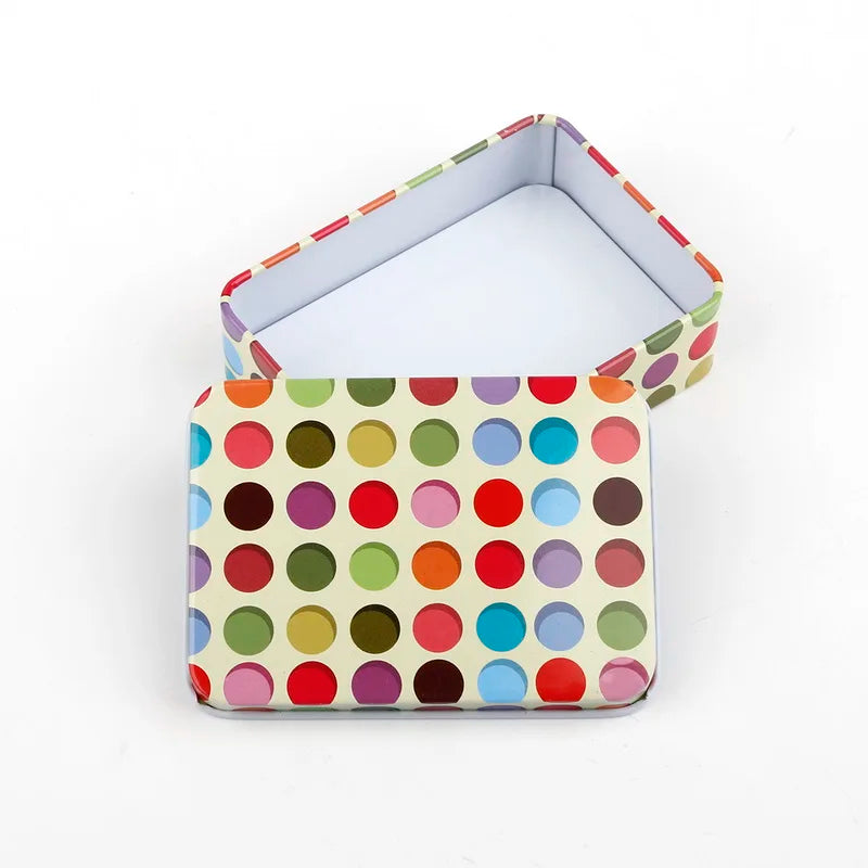 Mini Tin Metal Box Case for Candy Storage Small Metal Box Diy Coin Earrings Headphones Gift Box 9cm*6.5cm*2.5cm