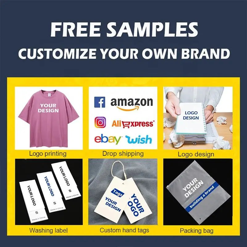 Wholesale 100% Cotton High Quality Custom Men's T-shirt Printing Your Brand T Shirt Men Graphic Tees Shirt Women Oversize White