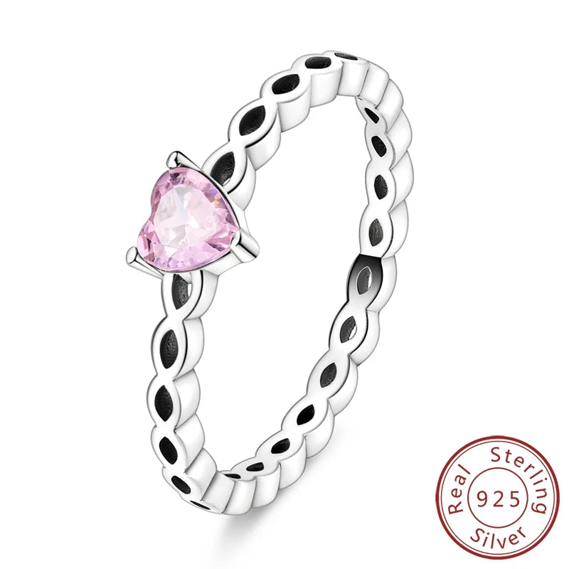 New Design Jewelry Manufacturer Custom Fashion New Rainbow Gradient Colorful Zircon Ring for Women S925 Silver Rings Jewelry