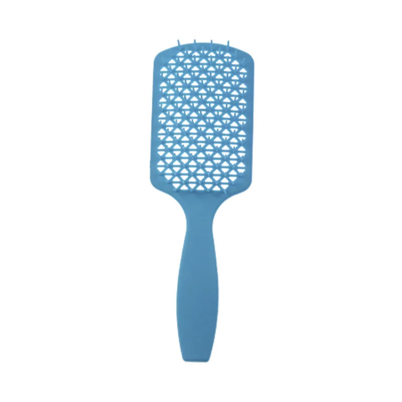 High Quality Customized Logo ABS Paddle Type Wet Vent Shower Detangling Hair Brush Plastic for Spherical Comb Hair Massage Comb