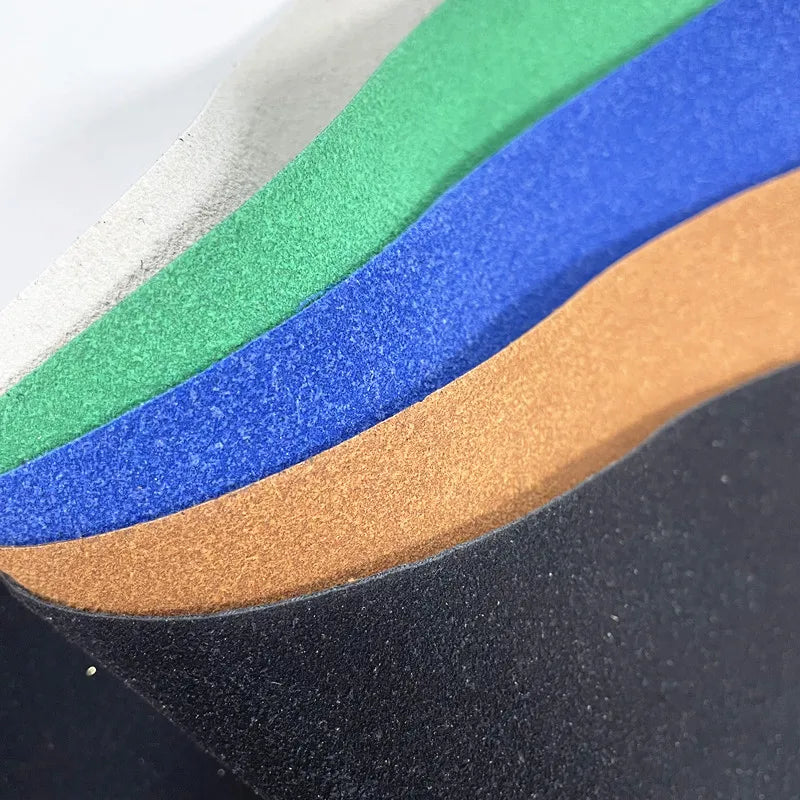 Suede Face Texture Pu Synthetic Leather Fabric Customised Imitation Real Leather for Shoes Cuero Gamuza
