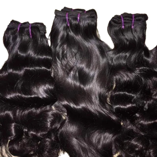 Wholesale Light Color Aligned Cuticle Raw Human Hair Extensions Indian Body Wave Style from Supplier for US Market