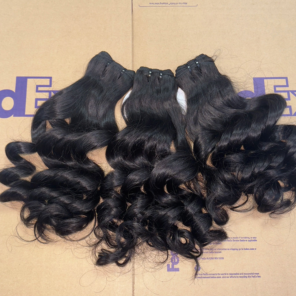 15A Human Hair Body Wave Bundles 100% Virgin Vietnamese Hair Extensions for Women Natural Black Weaving Machine Double Weft Perm