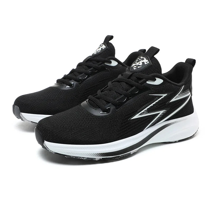 Men's Summer Extra Large Size 47-48 Sports Casual Running Shoes Mesh Upper Rubber Midsole Shock Absorption Middle School
