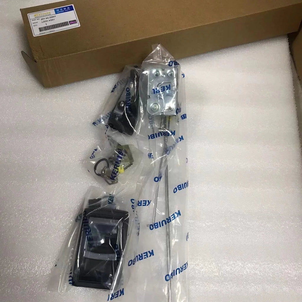 Excavator Parts Cab Door Lock Assy 20Y-54-35941 20Y5435941 for Komatsu PC100-6 PC120-6 PC200-6 PC210-6 PC220-6 PC300-6 PC400-6