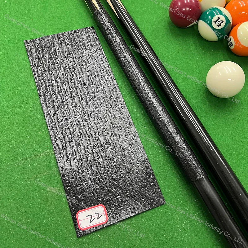 Genuine Cow Skin Pool Billiards Cue Grips Non-Slip Protective Sleeve Wrap with Different Print Pattern Genuine Leather Club Wrap