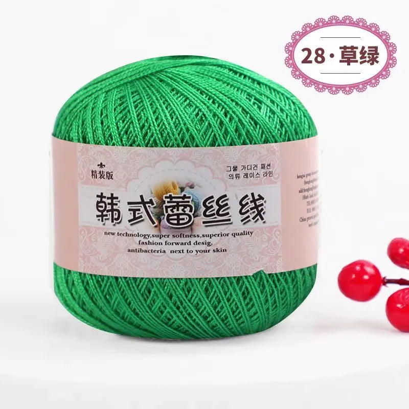 Korean Handmade Knitted Sweater Coaster Jacket DIY Baby Pure Cotton Yarn Carded Dyed Anti-Pilling