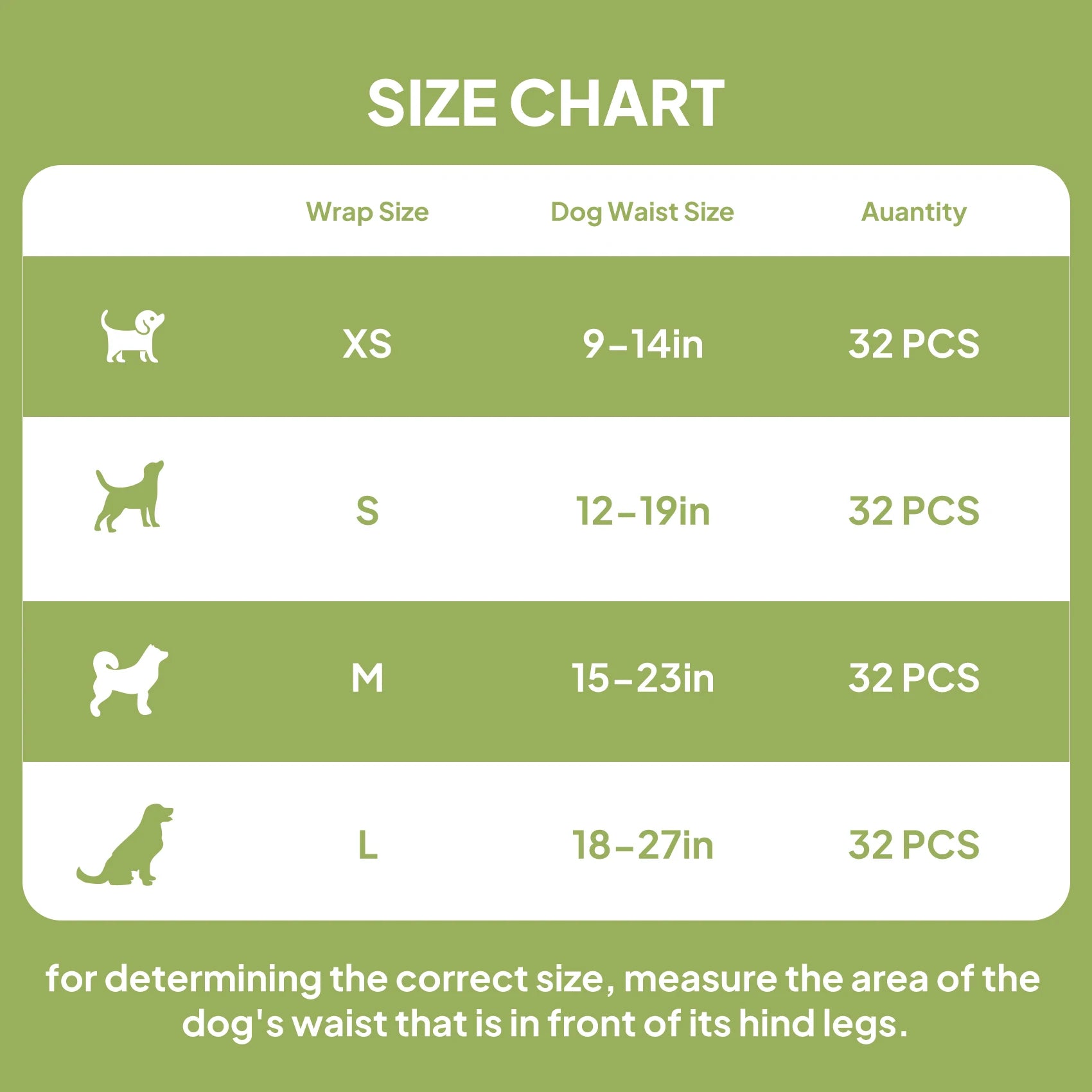 Disposable Female Dog Diapers Super Absorbent Leak-Proof for Heat Incontinence Travel