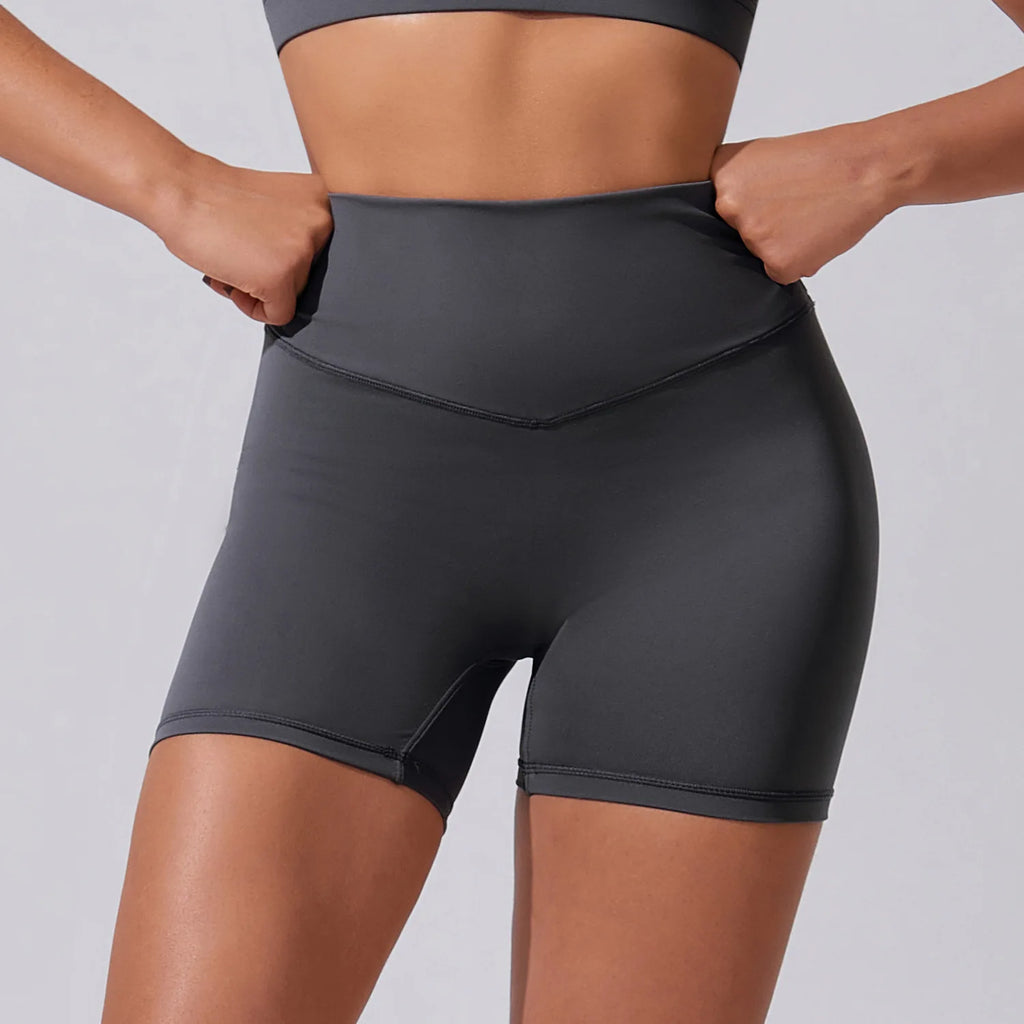 OEM 5 Piece Sets Women's Seamlesss T Shirt Yoga Set Biker Shorts Long Top Gymwear Sports Bra Apparel Gym Leggings Gym Clothes