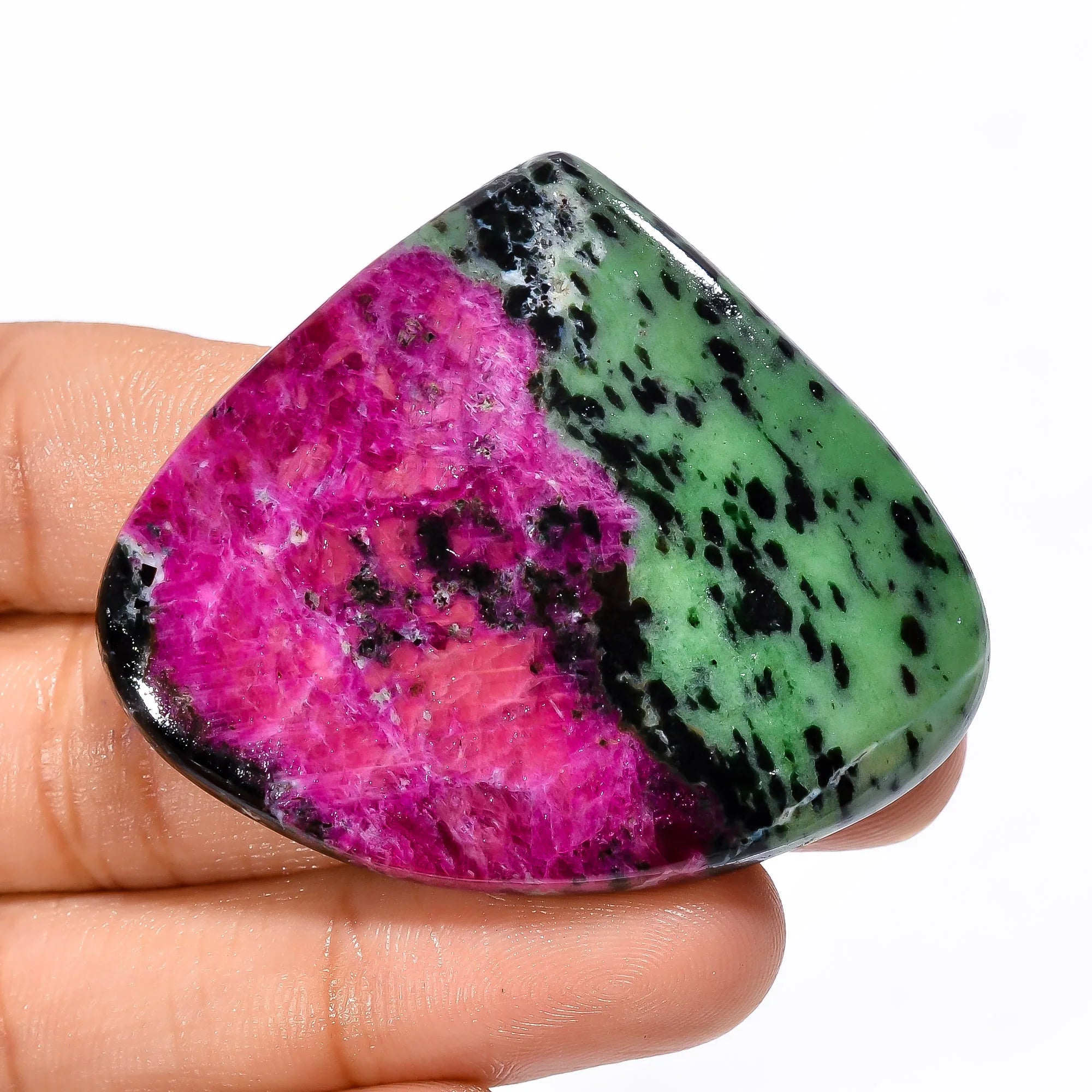 100% Natural Ruby Zoisite All Mix Shape Cabochon Gemstone IK-267 Third Party Appraisal FAIJAN GEMS No Treatment Customizable