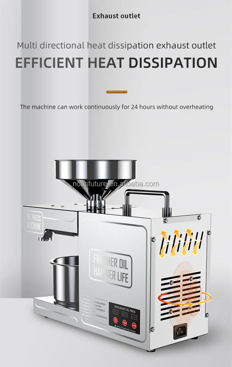 Household Mini Stainless Steel Cooking Making Machine/oil Pressing