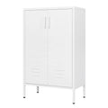 Hot Selling Home High Foot Metal Bookcase Single 2 Doors Cabinet Steel Storage Cabinet