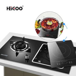 High Quality Indoor Built in Tempered Glass Honeycomb Burner Gas Stove
