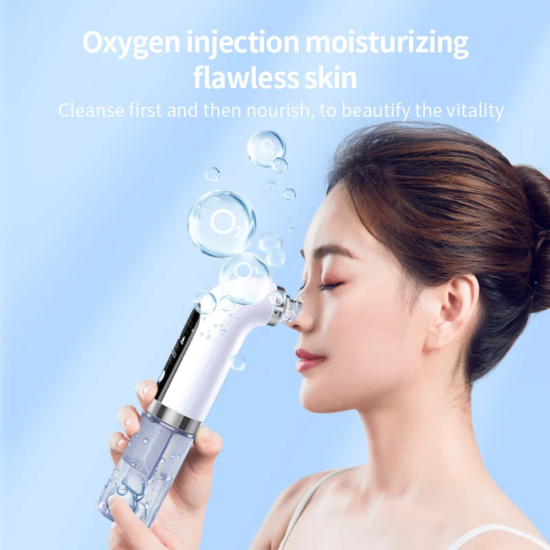 Dropshipping Skin Care Pore Cleaner Tool Electric Blackhead Remover Vacuum Set
