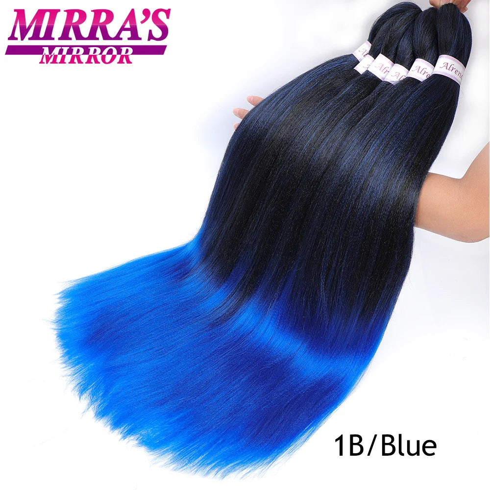 Synthetic Braiding Hair Brown Ombre Hair Extensions Professional Braid Hair for Crochet Twist Braids Soft Yaki Texture