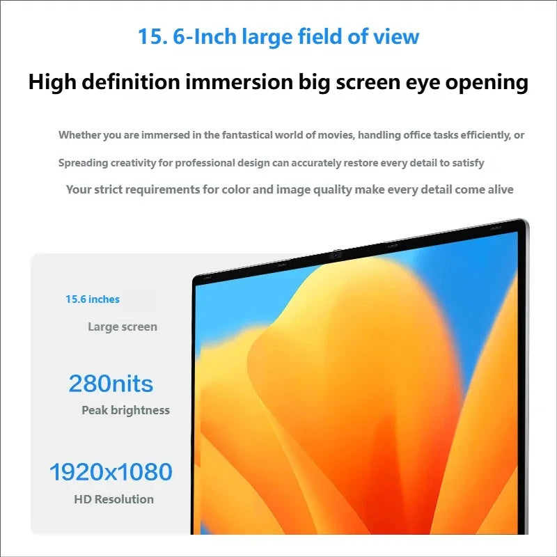 Lenovo A15H AMD Ryzen 5 7430U 6Core 12Thread CPU 16GB DDR4 RAM 512GB SSD Storage 15.6 Inch Display Business Computer Laptop
