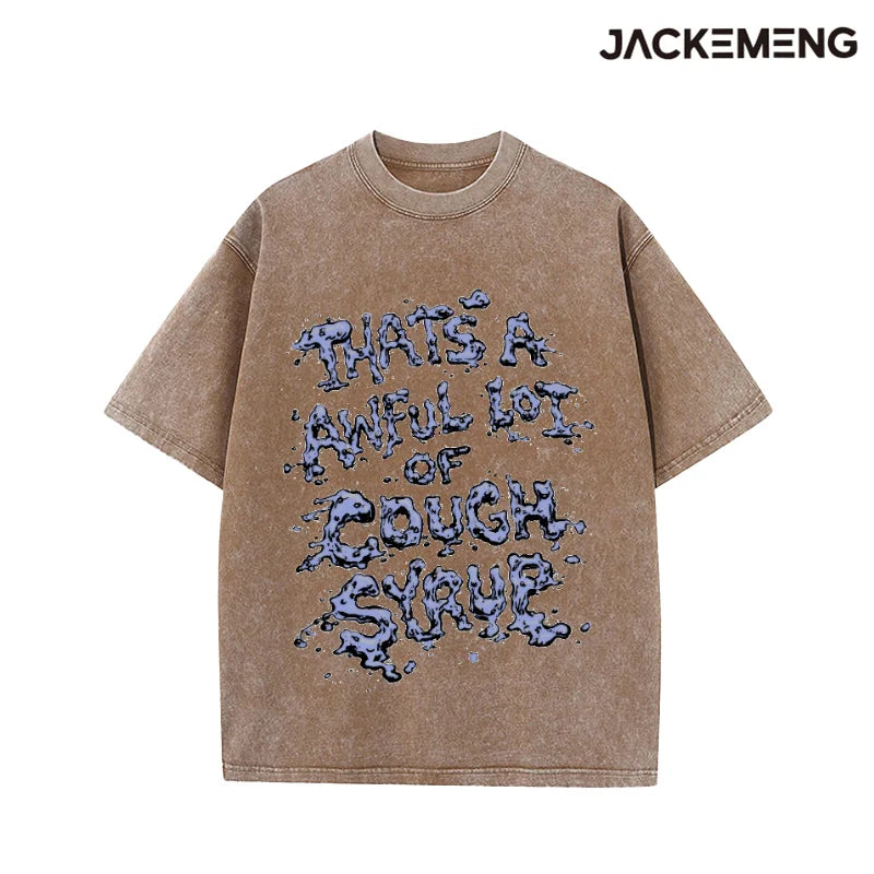 Oversized Vintage Grunge Streetwear Print Tshirt USA Stock Wholesale Y2K Casual Tee