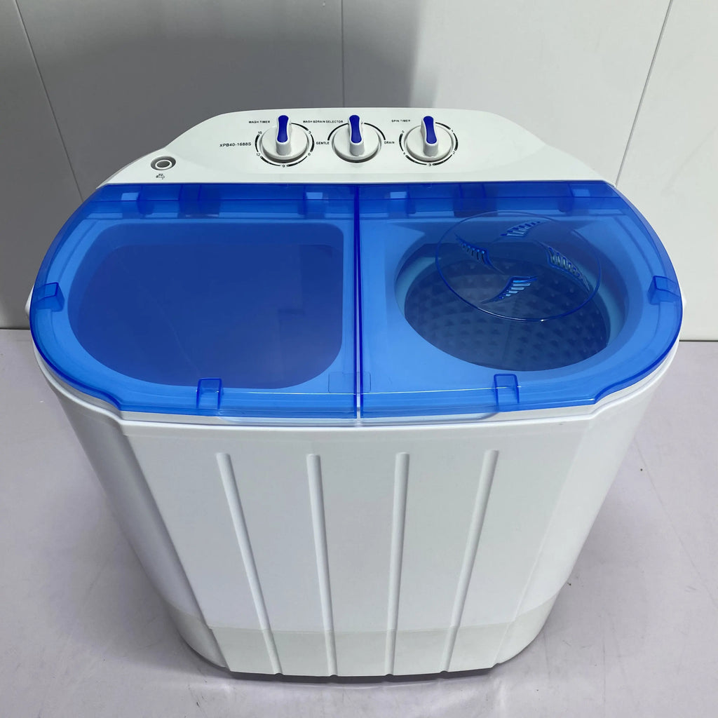 4kg Semi-automatic Twin-cylinder Plastic Washing Machine With Dryer Household Mini Babies and Children Washing Machine