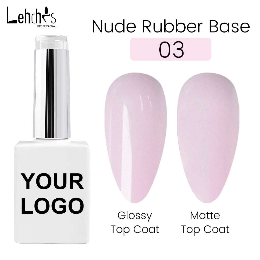 Lehchis 15ml Nude UV Gel Nail Polish Soak off French Nail Camouflage Base Halal Certified for Salon Art Use Customizable Logo