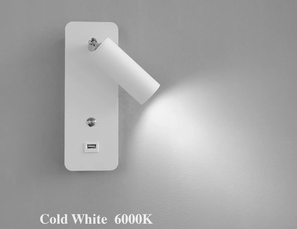 Indoor led wall lamps DC5V USB charge led  wall light bedroom modern wall lamp stair study livingroom sconce