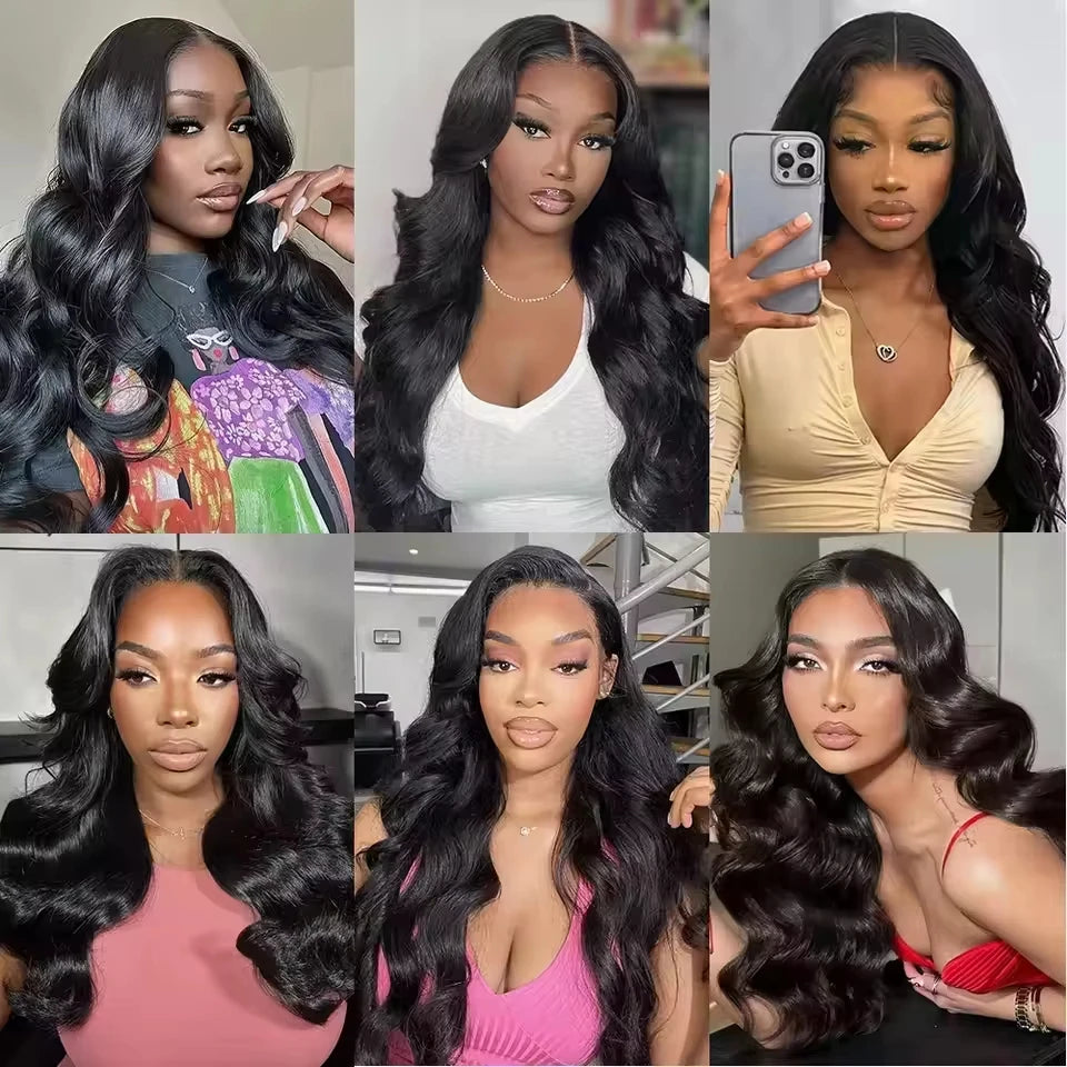 Body Wave Bundles Human Hair Double Drawn Remy Hair Extensions Brazilian Raw Hair Weaving Natural Black Human Hair Bundles