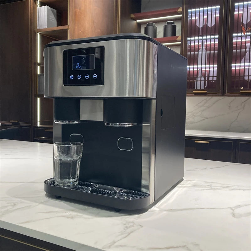 ETL 16-18kgs Per Day  Nugget Ice Cube Machine with Water Dispenser Ice Maker