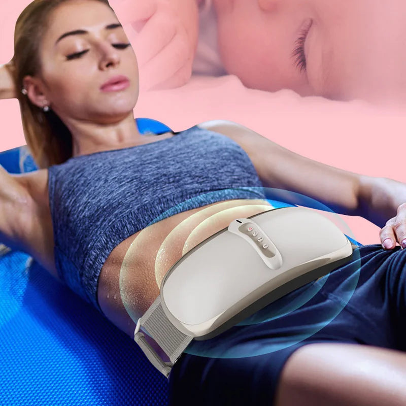 Slimming Belt Weight Loss Machine for Women Vibration Abdomen Massager Belly Fat Burner 4 Massage Modes Promote Digestion