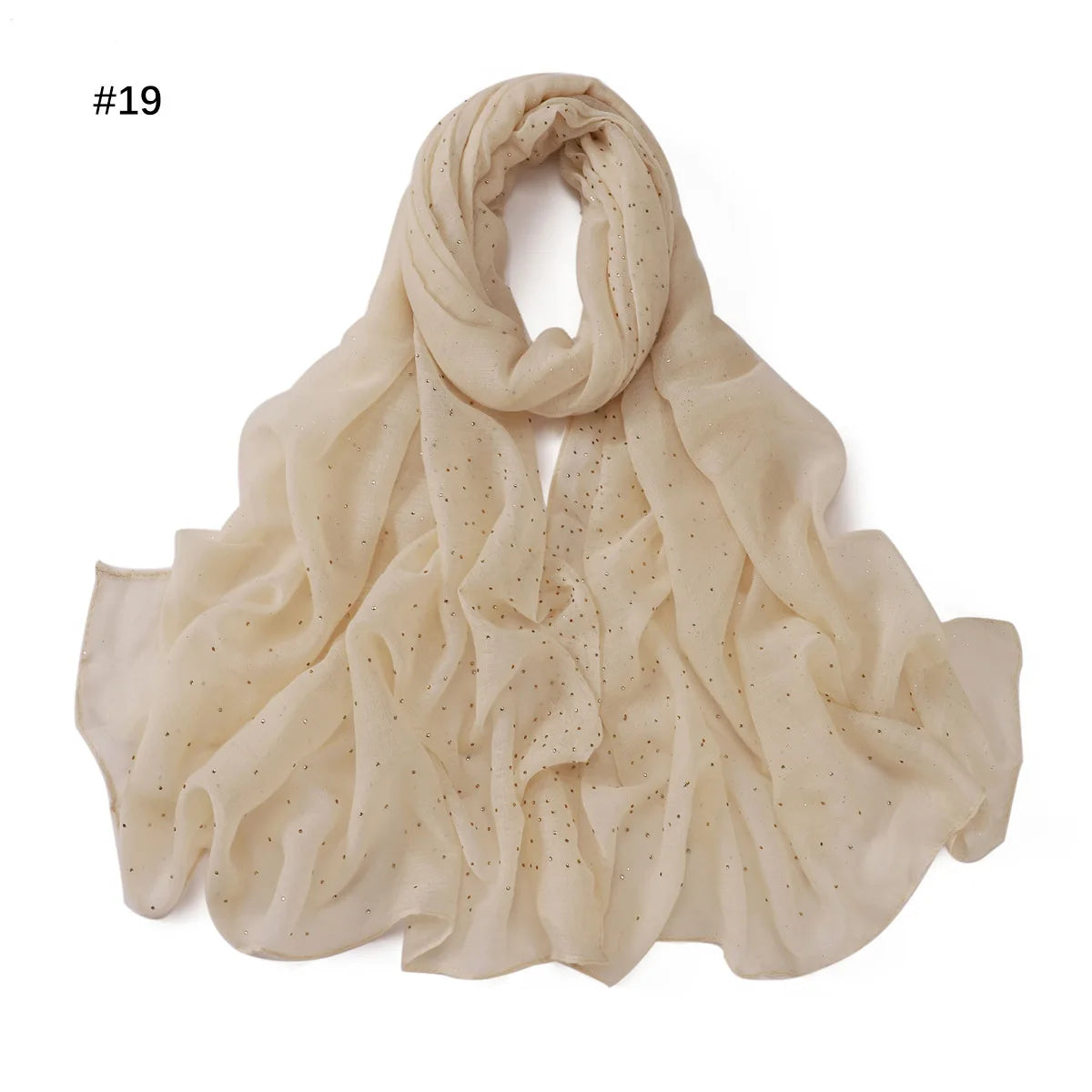 Zifeng OME Travel Photo Art Pure Color Full Star Hot Diamond Cotton Linen Monochrome Cape Scarves & Shawls