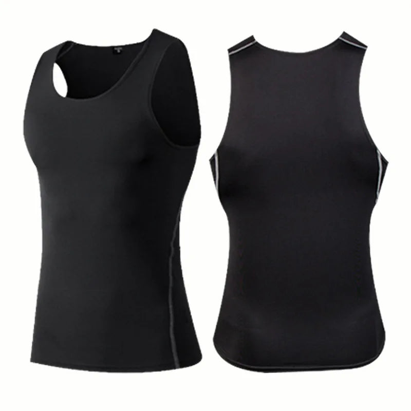 Mens tank Top Fitness Muscle Sleeveless Compression tank Top Man Workout Undershirt t Shirt Gym Stringer Tops Fitness Wear