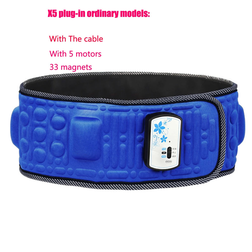 Wireless Electric Massage Slimming Belt Lose Weight Fitness Fat Burning Vibration Abdominal Belly Muscle Trainer Stimulator