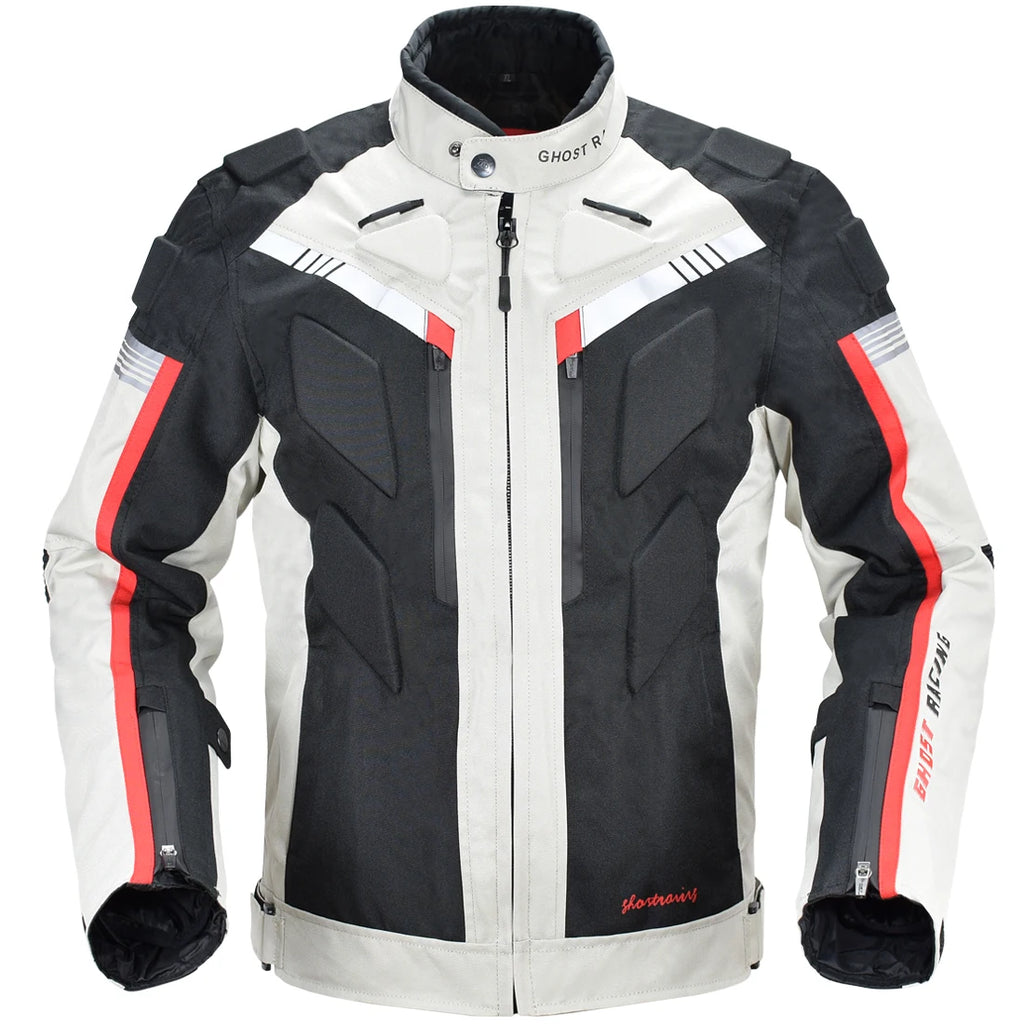 Motobiker Racing Pants Warm Autumn and Winter Motorcycle Jacket Anti-Fall Racing Jacket Motocross Jacket with Removable Liner