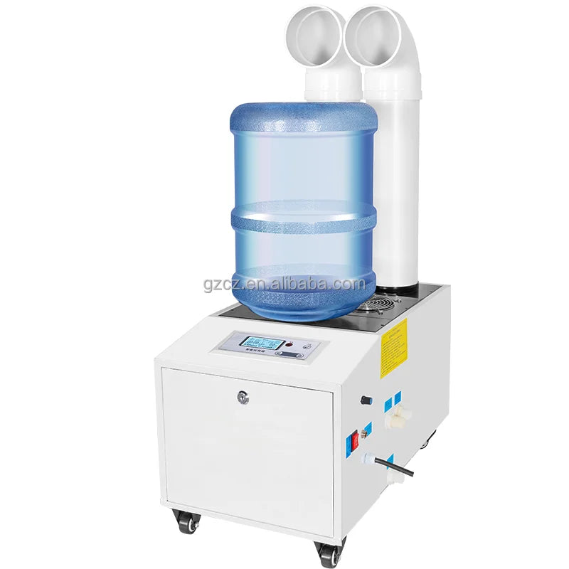 Portable 14kg/h Intellint Commercial Ultrasonic Air Humidifier Steam Water Mist Top Humidity Control