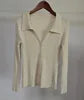 Lapel Slim-fit Coat Pit Strap Buckle Sexy V-neck Fashion Long-sleeved Cardigan Sweater Woman