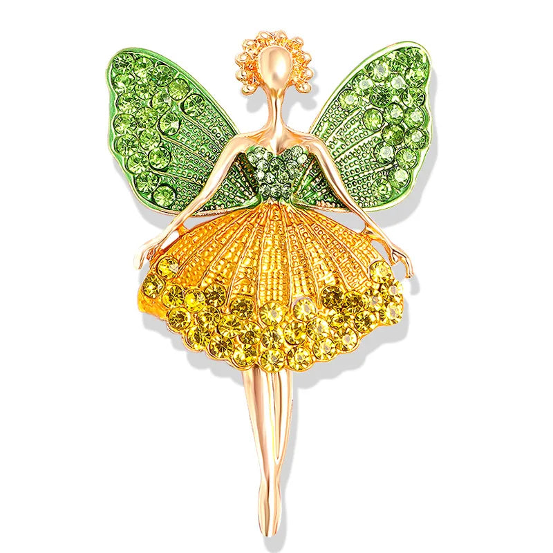 Ballet Girl Dance Wedding Personality Brooches Sweet Atmosphere Brooch Sweater Accessories Pins