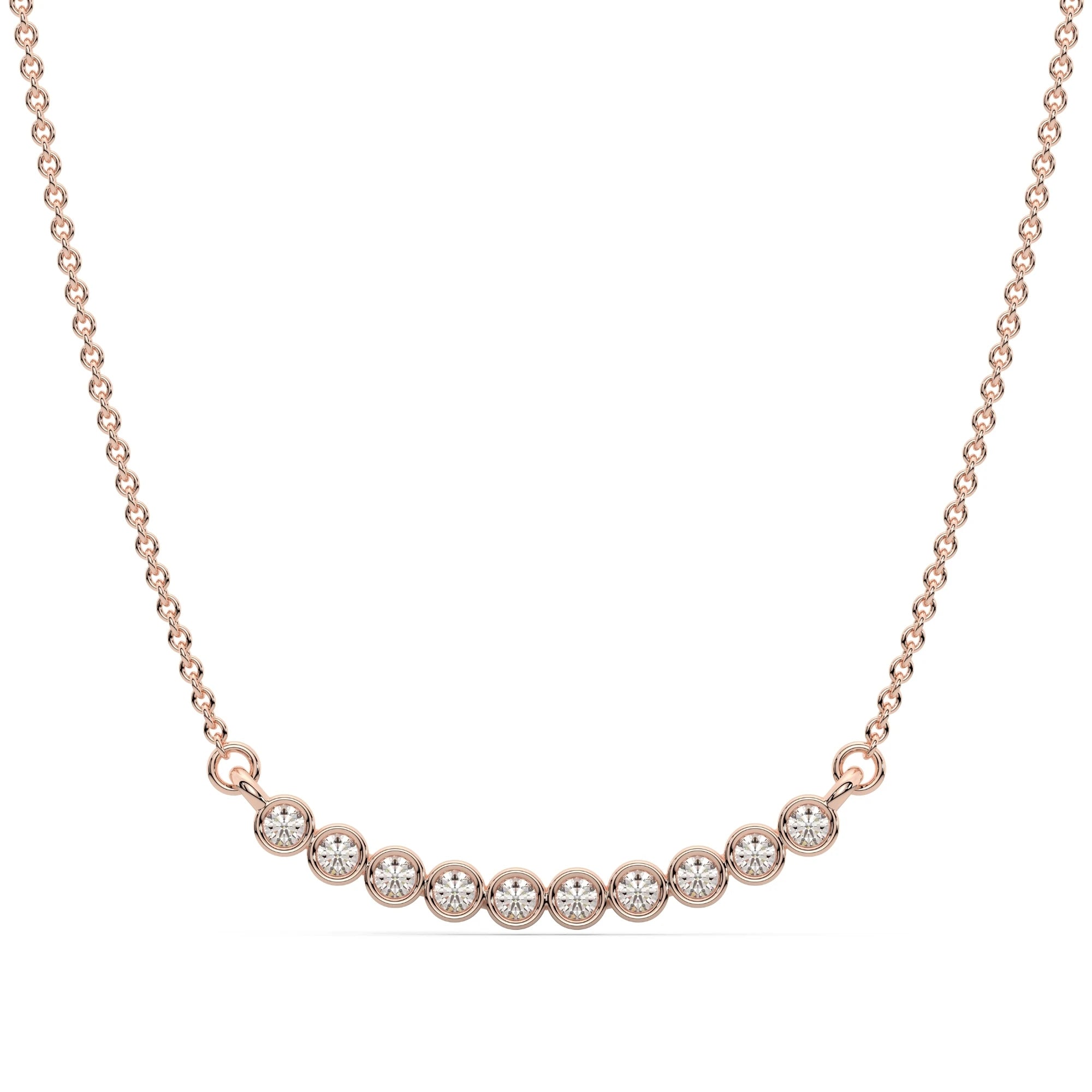 Classic 925 Sterling Silver Diamond Necklace Luxury Fashion Jewelry For Women Wedding Party Gift