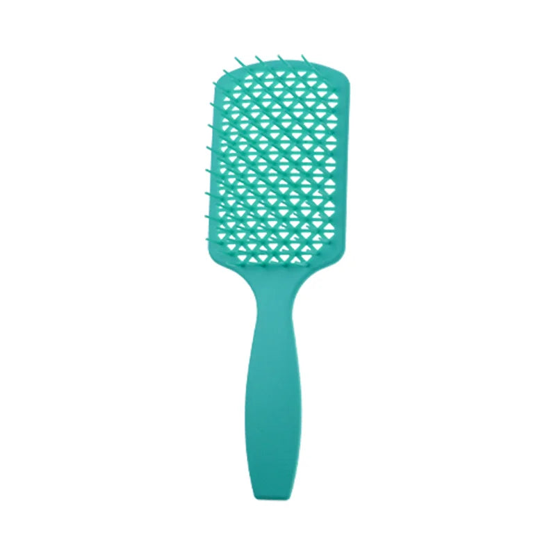 High Quality Customized Logo ABS Paddle Type Wet Vent Shower Detangling Hair Brush Plastic for Spherical Comb Hair Massage Comb
