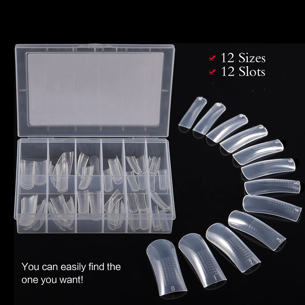 BNG Top Forms for Nails Dual Forms Nails Forms for Extension Full Cover Quick Building Gel Mold Tips Poly Nail Gel Mold